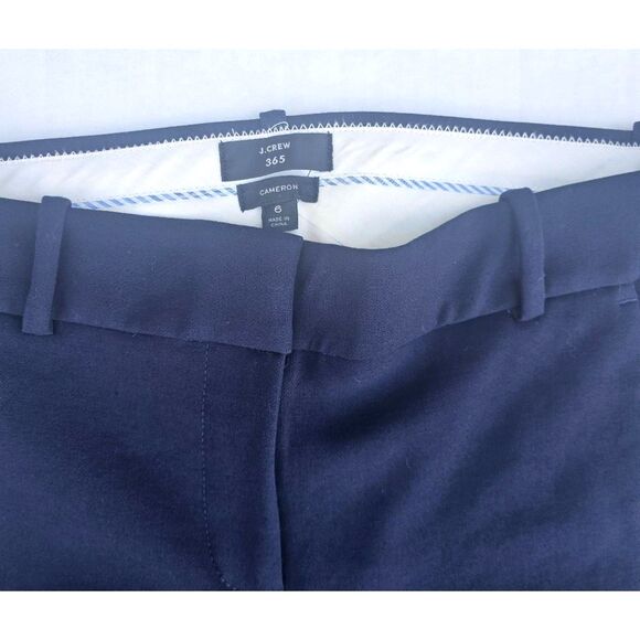 J. Crew Navy 365 Cameron Ankle Work Pants Women's Size 6 -Comfort & Durability - Picture 4 of 6